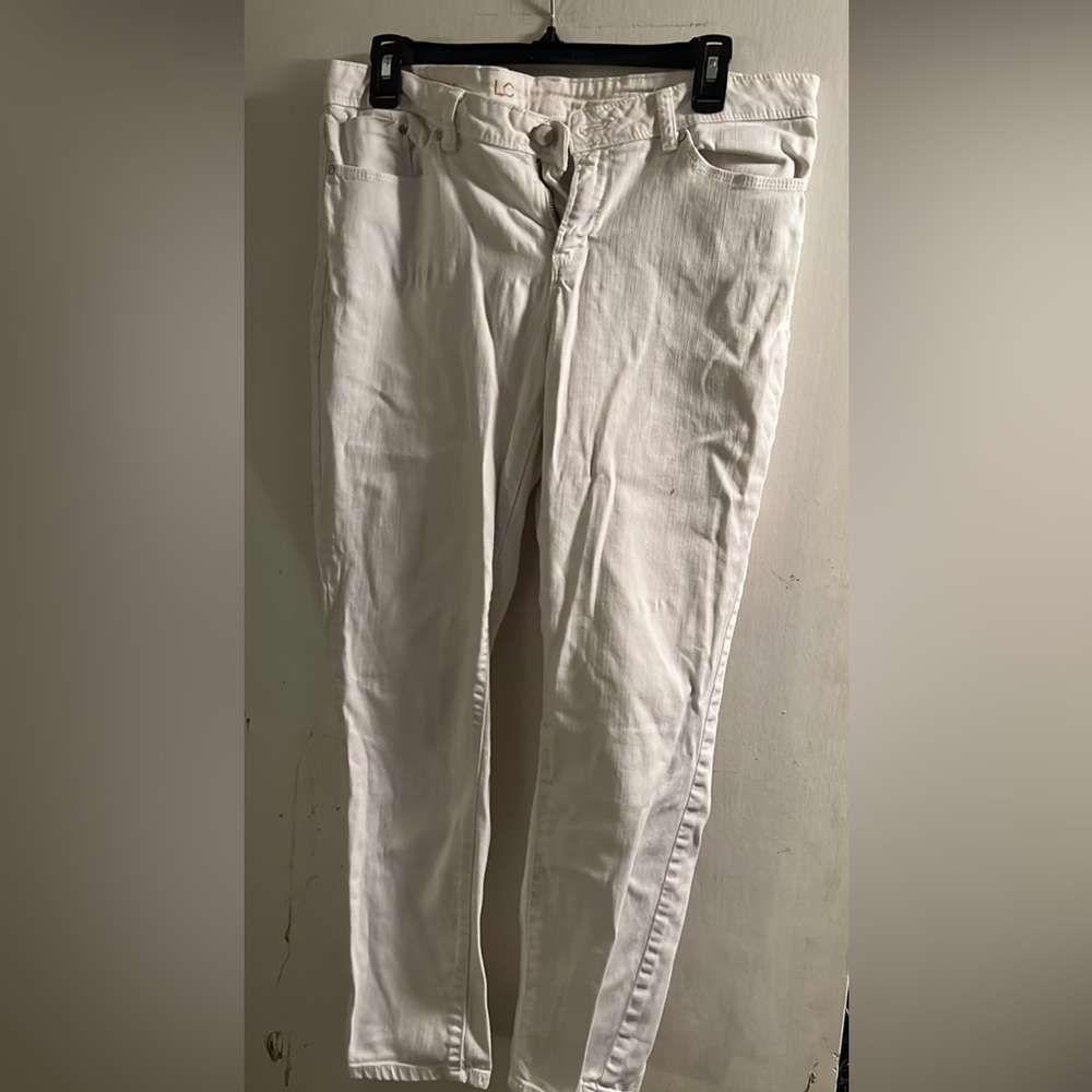 LC Lauren Conrad white Jeans